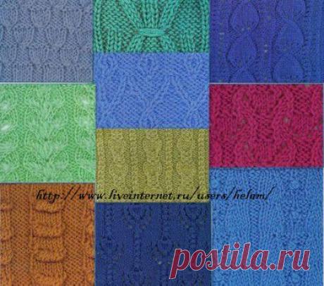 Подборка узоров спицами из Benissimo!