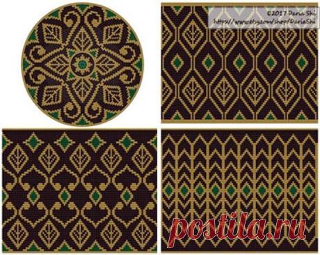PATTERN: Exclusive Wayuu Mochila Pattern - Mochila Bag - Wayuu - Crochet Bag - Crochet Pattern - Tapestry Crochet - Ethnic Stile THIS IS A DIGITAL PATTERN!  Colors: 3 SIZE: Bottom: - 33 rows - 264 stitches Side: - 64-68 rows - 264 stitches  This PDF pattern included: - 1 round color block chart; - 3 horizontal color block charts.  This PDF pattern available for instant download.  SPECIAL OFFER: 3 Exclusive + 1 Special