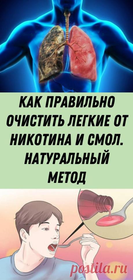 Как правильно очистить легкие от никотина и смол. Натуральный метод