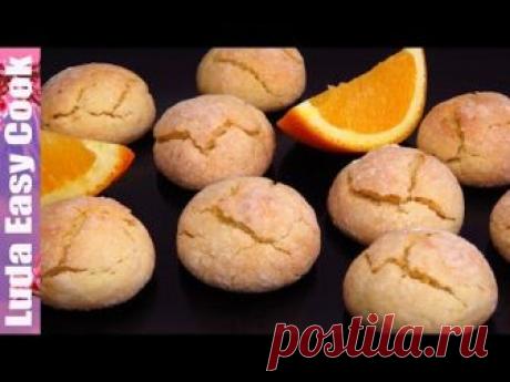 Апельсиновое ПЕЧЕНЬЕ К ЧАЮ на скорую руку!КУЛИНАРНЫЙ ВИДЕО-РЕЦЕПТ.