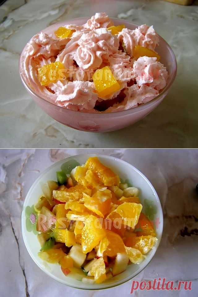 Фруктовый салат. Рецепты десертов.