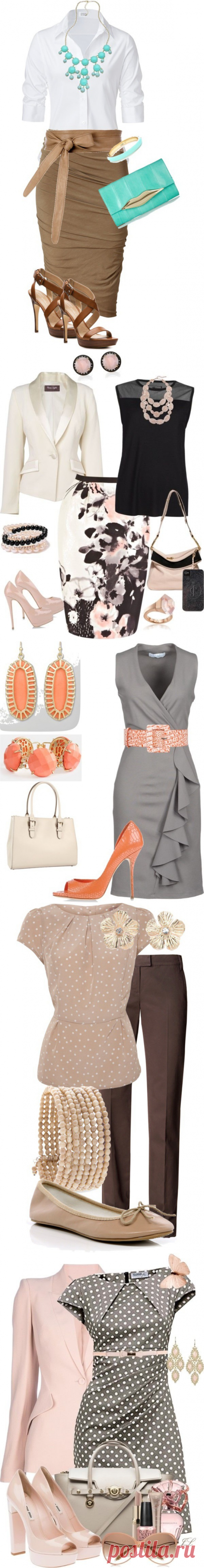 Летние образы для офиса — модно, элегантно, свежо и по сезону нарядно