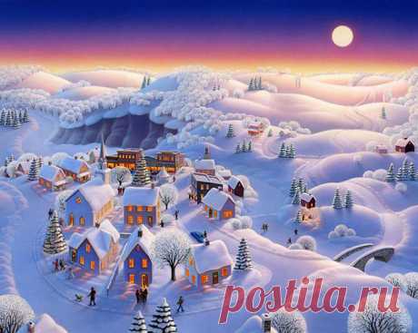 Зимняя сказка от Робин Молине