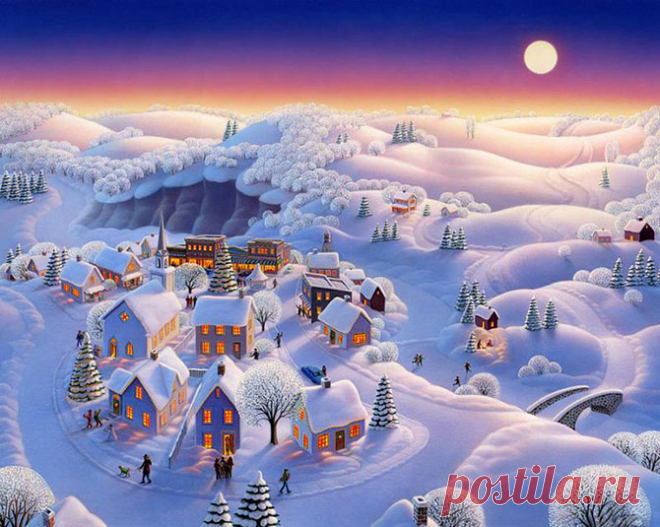 Зимняя сказка от Робин Молине