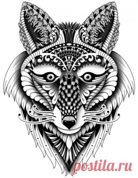 Зентангл (zentangle) - арт~картинки для творчества.