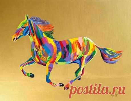 Contemporary Painting - &quot;Wild Princess&quot; (Original Art from LINZI LYNN )