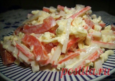 Самые вкусные рецепты: Салат &quot;Красное море&quot;