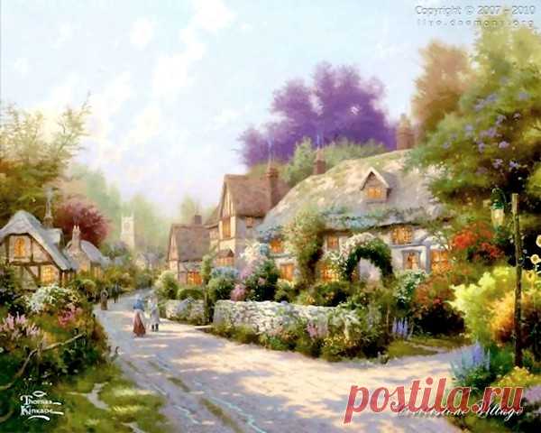 живопись Thomas Kinkade - 69 фото. Фотографии Валентин Иванов.