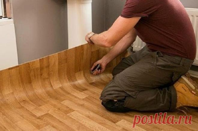 Правильно укладываем линолеум - Мужской журнал JK Men's Эта статья является сборником основных правил и общих рекомендаций для тех, кто решил не просто положить линолеум, а сделать это