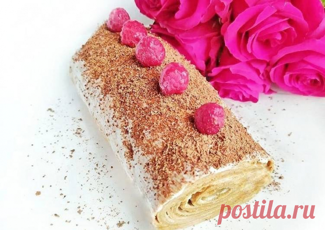 (9) ПП Шоколадный рулет с заварным кремом - пошаговый рецепт с фото. Автор рецепта Алеся . - Cookpad