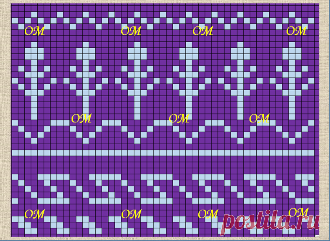 21 жаккардовая схема в стиле норвежских узоров | ЖАККАРДос | Яндекс Дзен