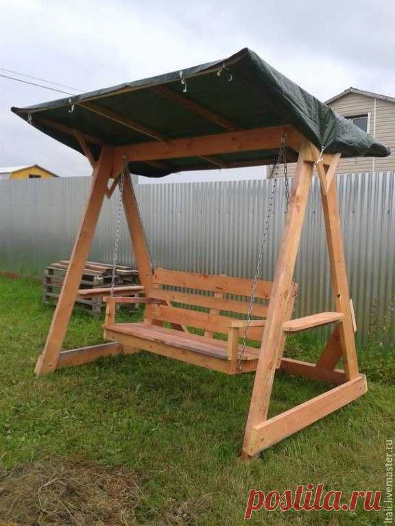 Мастерим дачные качели своими руками — Сделай сам, идеи для творчества - DIY Ideas