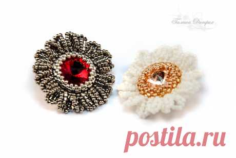 Мастер-класс "Ромашка" из бисера | biser.info - всё о бисере и бисерном творчестве