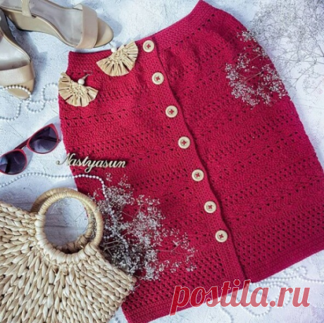 Юбка от https://www.instagram.com/nastyasun_/
Связана из Alize Cotton Gold, схемы подгоняла под себя