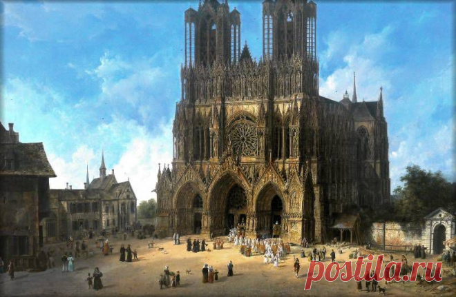 Сонм ангелов Реймского собора.