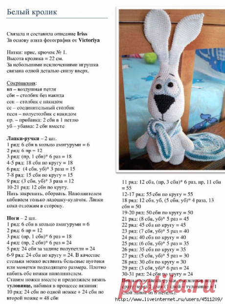 Символ 2023 года крючком | Схемы и описание