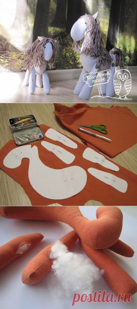 Текстильная лошадка. Выкройка и мастер — класс….. | Магический декор