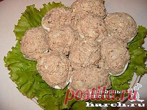 Яйца, фаршированные сайрой | Харч.ру - рецепты для любителей вкусно поесть