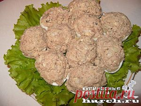 Яйца, фаршированные сайрой | Харч.ру - рецепты для любителей вкусно поесть
