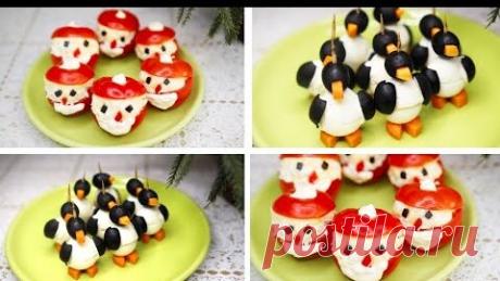 ТАКИЕ ЗАКУСКИ НА ПРАЗДНИК ВЫ ТОЧНО НЕ ГОТОВИЛИ! 2 простых рецепта праздничных блюд на Рождество | Вкусно с Анастасией Зефирка | Дзен