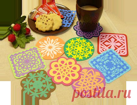 しゃんでり～☆無料で作れる・切り紙のプリント用型紙 18