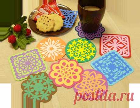 しゃんでり～☆無料で作れる・切り紙のプリント用型紙 18