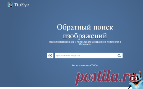 Поиск обратного изображения TinEye