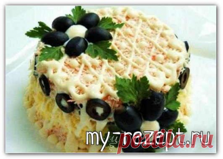 Салат нежность с крабовыми палочками рецепт