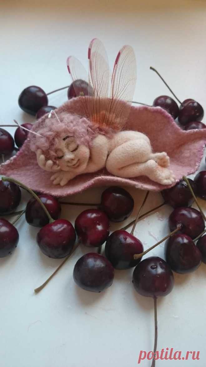 Валяные чудеса: создание шерстяной феи - Ярмарка Мастеров - ручная работа, handmade