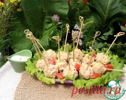 Ёжики из индейки 
