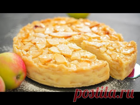 ТОП рецепт! Очень много яблок и мало теста! Идеальный яблочный пирог!