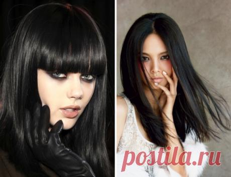 Черная краска для волос: шоколад, тюльпан, вишня, иссиня, видео-инструкция по выбору цвета своими руками, покраска, вызывает рак, вредна ли, самая лучшая, какая лучше, фото и цена