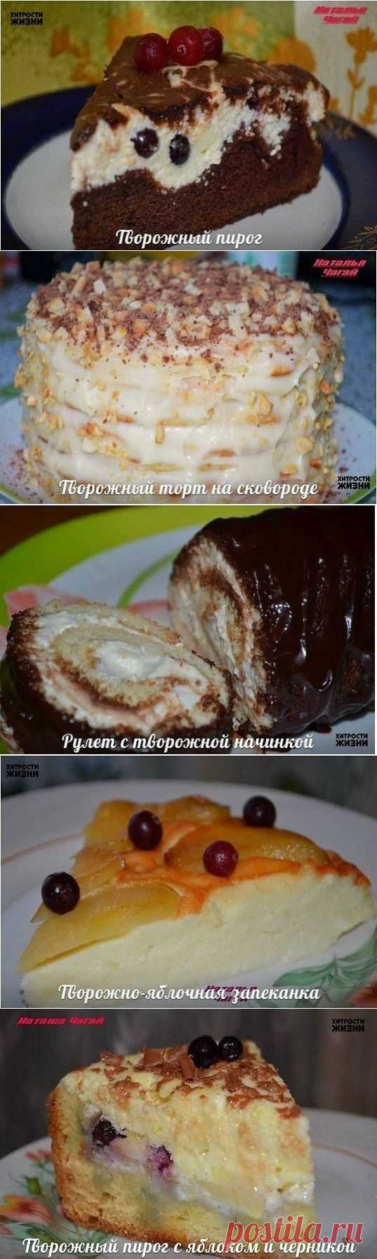 10 РЕЦЕПТОВ ДОМАШНЕЙ ВЫПЕЧКИ ИЗ ТВОРОГА » В сети – себя просвети!