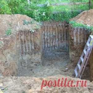 Погреб на даче своими руками