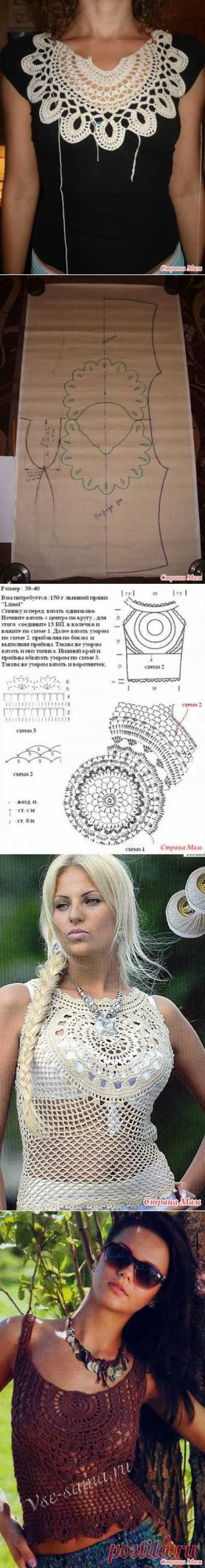 Irish crochet &amp;: TOP KLEOPATRA 2........ТОП КЛЕОПАТРА 2