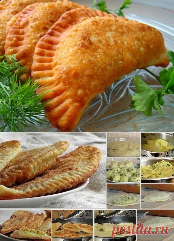 Чебуреки на кефире с картошечкой и сыром - побалуем себя вкусненьким! | Четыре вкуса