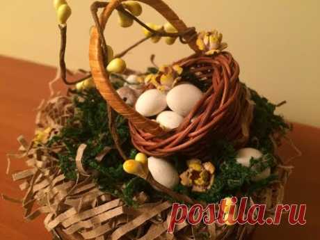 Пасхальный декор шкатулки. Diy. Easter decor of the casket.