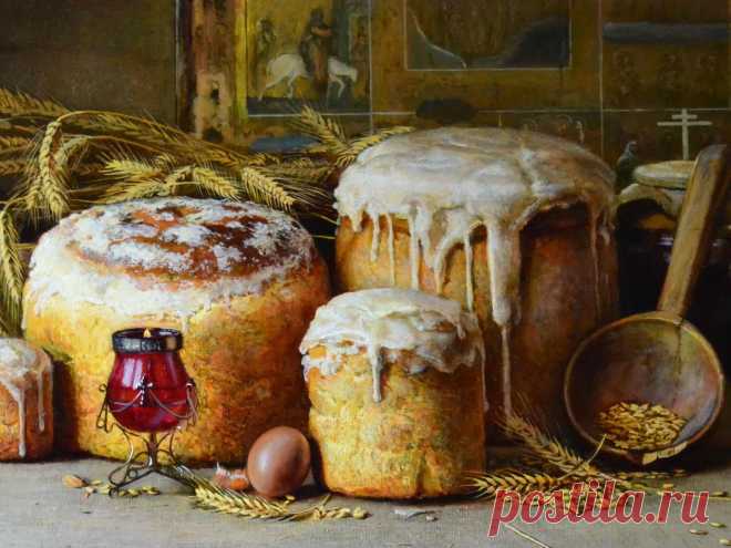 К празднику Христовой Пасхи....Пасхальный натюрморт...