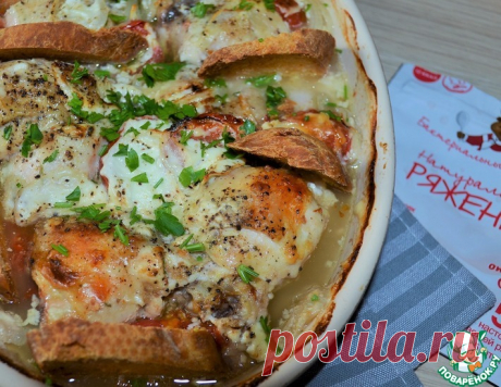 Курица, запеченная в ряженке – кулинарный рецепт
