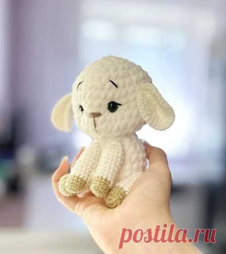 Милая овечка крючком амигуруми - AmiguRoom