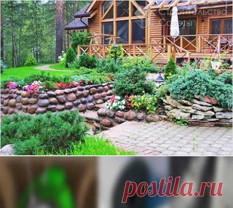 Как сделать подпорную стенку своими руками - изготовление подпорной стенки