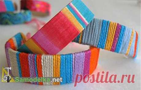 Браслет из палочки от мороженого / Подарки, сувениры и поделки своими руками / Самоделка.net - Сделай сам своими руками | Самоделки. Полезные советы и рекомендации домашнему умельцу