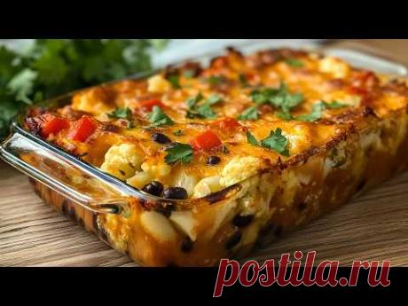 Цветная капуста, от которой все с ума сходят! Я никогда не ел такой вкусной запеканки!