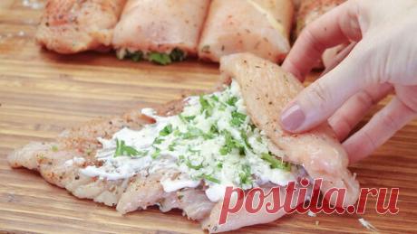 Простые рецепты | Научили в дорогом ресторане, удивила всех моих гостей! Самое вкусное блюдо из куриной грудки. Ни одного праздника без этого блюда!