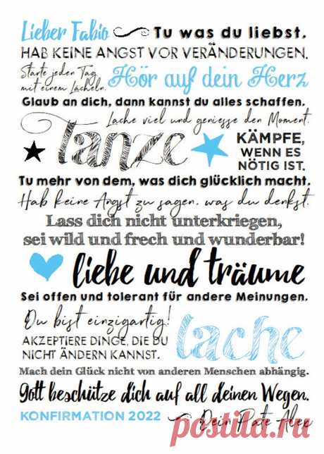 Sprüche Poster Göttliche Botschaft - Etsy.de