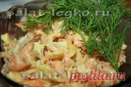 Салат с яичными блинчиками и курицей: рецепт с морковкой