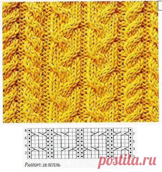 УЗОРЫ ИЗ ЖГУТОВ (СПИЦЫ) | Дневник Иримед