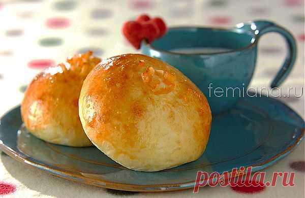 Вкусные сдобные булочки с заварным кремом на Пасху и не только | FEMIANA