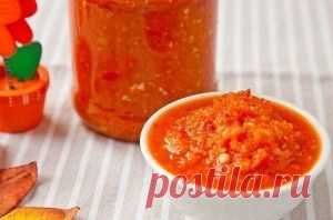 Аджика с яблоками