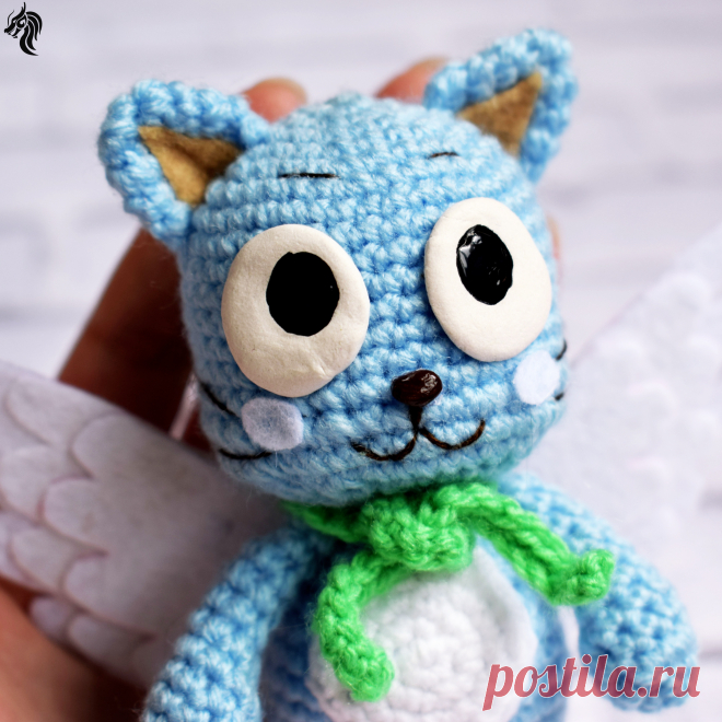 PDF Хэппи. FREE amigurumi crochet pattern. Бесплатный мастер-класс, схема и описание для вязания амигуруми крючком. Вяжем игрушки своими руками! Fairy Tail, Хвост Феи, кот, котик, кошка, котенок, cat, kitten, chat, gato, kater, kočka, kedi. #амигуруми #amigurumi #amigurumidoll #amigurumipattern #freepattern #freecrochetpatterns #crochetpattern #crochetdoll #crochettutorial #patternsforcrochet #вязание #вязаниекрючком #handmadedoll #рукоделие #ручнаяработа #pattern #tutorial #häkeln #amigurumis